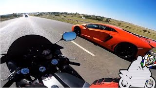 CARRERAS A TODA VELOCIDAD #1 |  MOTOS VS AUTOS