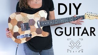 DIY Telecaster Guitar // Woodworking Project // CNC // Guitar Kit