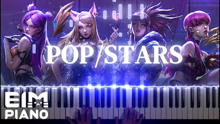 【K/DA】 POP/STARS(ft. Madison Beer, (G)I-DLE, Jaira Burns) | Piano Cover