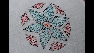 Kantha Stitch Design | Hand Embroidery