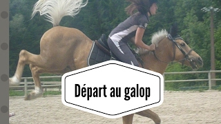 Départ au galop sur le bon pieds