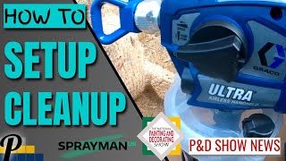 Graco Handheld Sprayer Setup | Graco Ultra Cordless Cleaning & Maintenance