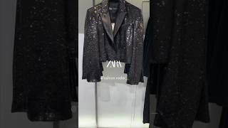 ZARA NEW FESTIVE🥂SMOKING BLAZER WITH SEQUINS €59,95 8926/662 #zara #newinzara #zarashopping #shorts