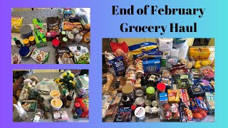 End of February Grocery Haul ~Walmart, Kroger & Aldi~