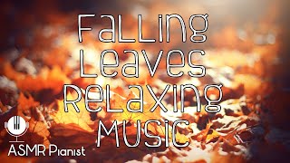 Autumn Tranquility: One Hour of Relaxing Music with Falling Leaves