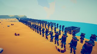 150x FRENCH ARMY SIEGE ENEMY BASE - Totally Accurate Battle Simulator TABS