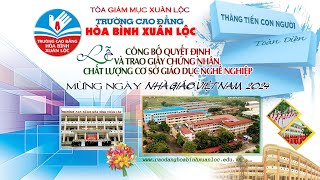 CĐHBXL - Lễ Công Bố và Trao Quyết Định Chứng Nhận Đạt Tiêu Chuẩn Kiểm Định Chất Lượng Giáo Dục Nghề