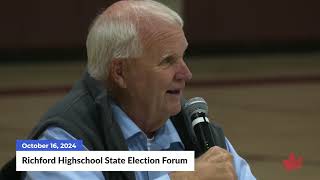 Richford High School State Election Forum | 10/16/2024