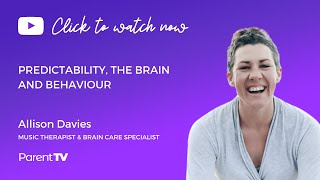 Predictability, the brain and behaviour - Allison Davies