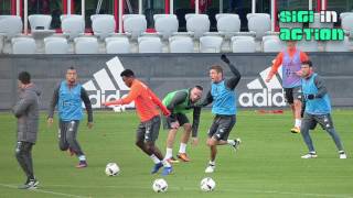 Franck Ribery is back: FCB-Geheimtraining von außerhalb des Zauns