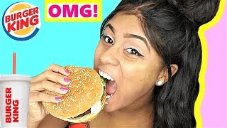 TRYING BURGER KING Impossible Whopper MUKBANG!