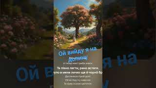 Ой вийду я на долину Українські хіти 2024 #українськіпісні #music #караоке #song #travel #party