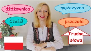 LEARN POLISH: TRUDNE SŁOWA, CZĘŚĆ 1 (DIFFICULT WORDS, PART 1)/ ENGLISH SUBTITLES