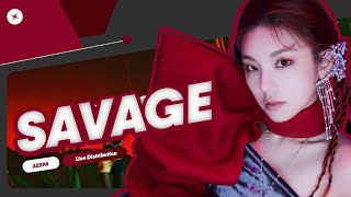 How Would ITZY Sing Savage by aespa | Line Distribution