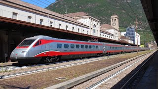 FERROVIA DEL BRENNERO; Stazione di Bolzano. Treni in transito, arrivo e partenza! Parte 2/2