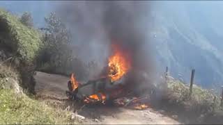 Accidente de transito en Santa Eulalia, Huehuetenango, Guatemala