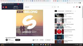 EDX- Belong (Extended Mix) 130 BPM- Sped Up