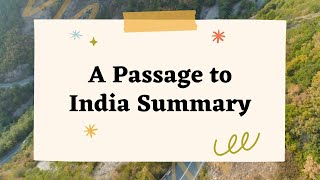 A Passage to India Summary | A Novel by E. M. Forster