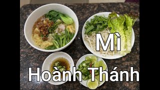 Cách làm hoành thành- Mì hoành thánh | Dung Võ Vàm Cỏ