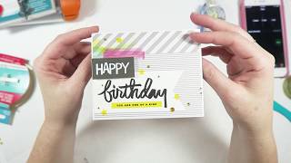 10 MINUTE CARD CHALLENGE // Handmade Card in 10 Minutes or Less!