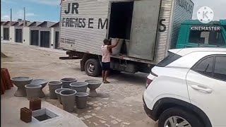 parte ( 1 ) fomos deixar o material na cidade de Extremoz na casa do cliente para fazer jardinagem