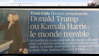 ÉLECTIONS AMÉRICAINES DU 5 NOVEMBRE : TITRES DANS LA PRESSE FRANÇAISE ET INTERNATIONALE #journaux