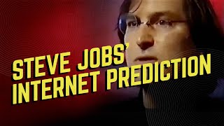 Steve Jobs predicting the future of the internet in 1995: "The defining social moment for computing"