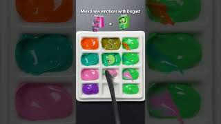 New Emotions + Disgust, Guess the mixed colors #satisfying #colormixing  #mixandmatch #youtubeshorts