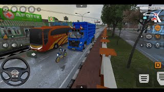 Hino 500 Dump Truck mod bussid - Bus Simulator Indonesia - Android, iOS Mobile Gameplay video