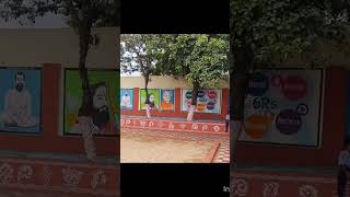 Kota lo school # Bhuvana vijayam#school #wallpainting #shortsvideo #viralvideo