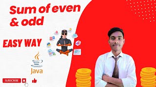 Sum of even & odd  || easy concept || java