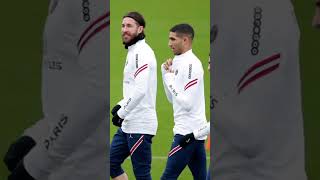 Hakimi Vs Ramos in PSG Training - حكيمي ضد راموس في تدريبات اليوم