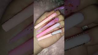 XXXL Pink Handmade for Me Nails Nails #nails #pink #longnails#dangerouswoman