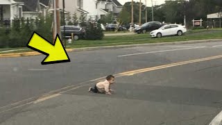 mom abandons helpless daughter on road, what happened later is SHOCKING