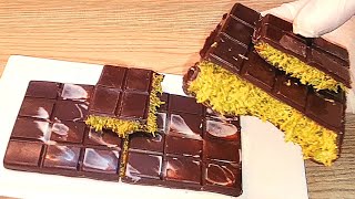 #ترند_شوكولاتة_دبي 🍫يمكن اني اخر من يسوي بصراحة طعمها خرافي تستاهل الضجه