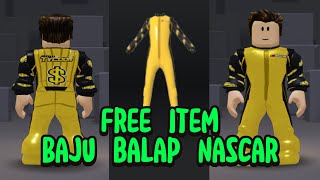 Cara Mendapatkan ITEM GRATIS BAJU BALAP NASCAR di ROBLOX 😍😍