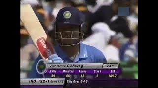 Virender Sehwag 74 off 40 balls vs Pakistan | Ind vs Pak 2005|