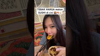 Tebak Harga Makan Sushi 🍣🍱 Kira-kira habis berapa ya? #reaction #sushi #shorts #mukbang #sikonyols