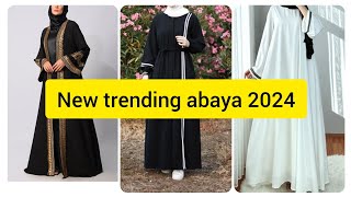 New Abaya design 2024 | Turkish design front open Abaya latest design |