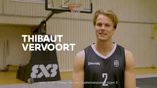 Wat is 3x3 basket? Olympisch atleet Thibaut Vervoort legt het uit.