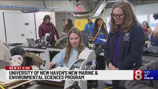 University of New Haven holds ribbon-cutting ceremony of new marine sciences program building