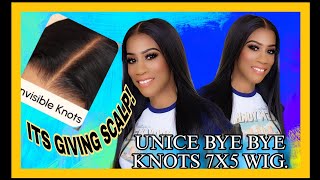  Everything Pre-Done for Beginners! Invisible Byebye Knots Wig Instant FT UNice Hair   