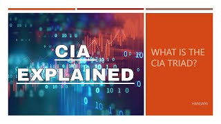 Explanation of CIA Triad in less than 5 mins