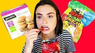 TIPSY AUSTRALIAN TRIES AMERICAN SNACKS!