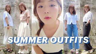 [Eng] 여름 패션하울 | 룩북♥️꾸안꾸 데일리룩 | SUMMER FASHION HAUL✨ LOOKBOOK (프롬비기닝, 미뉴에트, 미지우, 에잇세컨즈, 쉬즈미스, 르헤르)