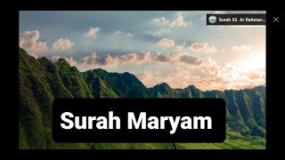 Quran Surah 19 Maryam. Year 2021 The most heart touching quran recitation by Mishary Rashid Alafasi