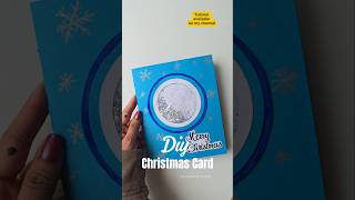 Beautiful Christmas card idea 🎅 | Merry Christmas card #shorts #diy