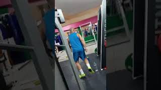 انوار في أول حصة تدريبية بعد غياب طويل.في احسن قاعة رياضية بفاس gym