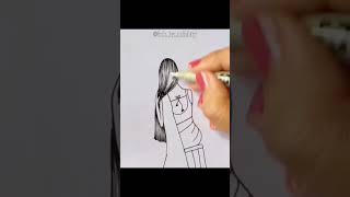 GIRL MANDALA ART | GIRL MANDALA DRAWING | SHORTS | YOUTUBE SHORTS