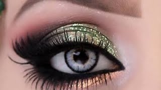 mehndi eye makeup look || beautiful mehndi eye makeup || #kasheeseyemakeup #viralvideos